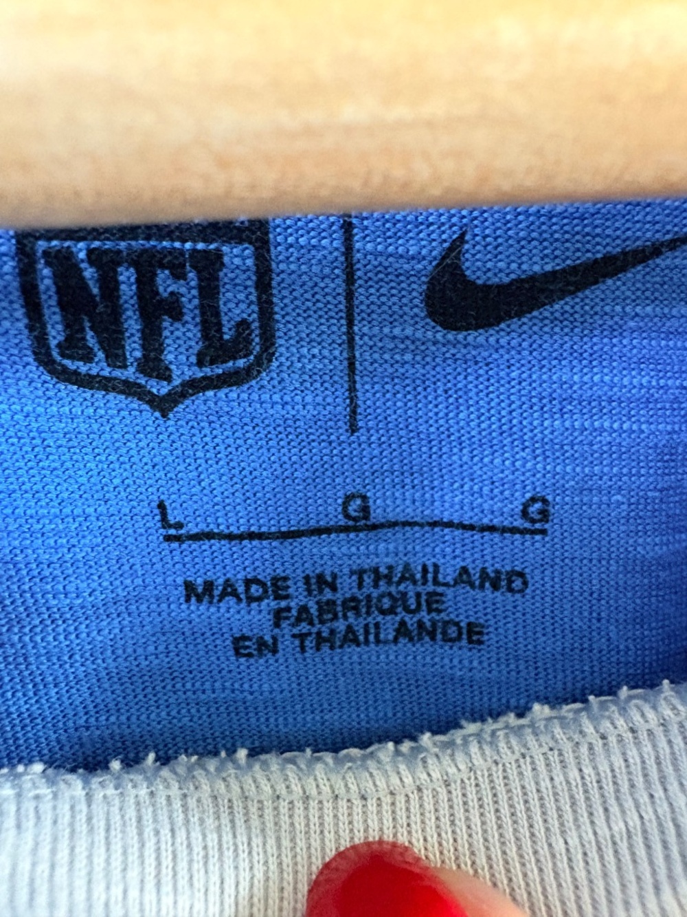 Detroit Lions NFL Womens Nike 3/4 Sleeve Shirt - Picture 4 of 7